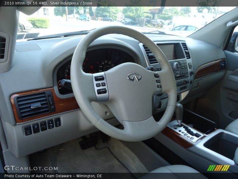 Silver Indulgence / Stone 2010 Infiniti QX 56 4WD