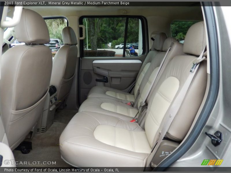 Mineral Grey Metallic / Medium Parchment Beige 2003 Ford Explorer XLT
