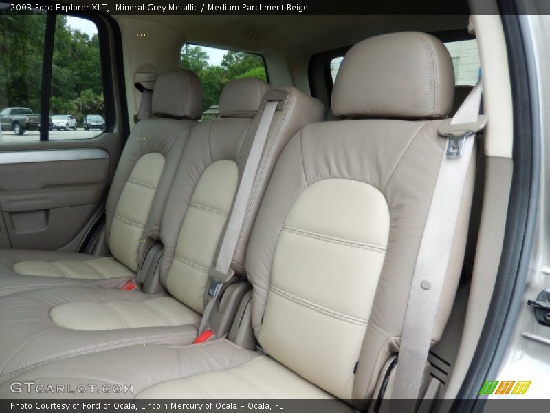 Mineral Grey Metallic / Medium Parchment Beige 2003 Ford Explorer XLT