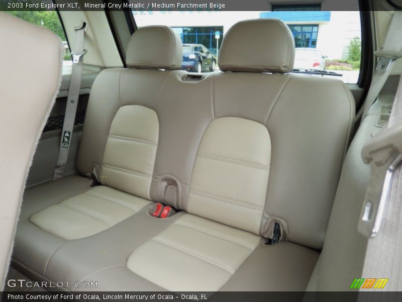 Mineral Grey Metallic / Medium Parchment Beige 2003 Ford Explorer XLT