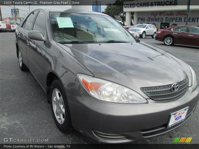 Phantom Gray Pearl / Stone 2003 Toyota Camry LE