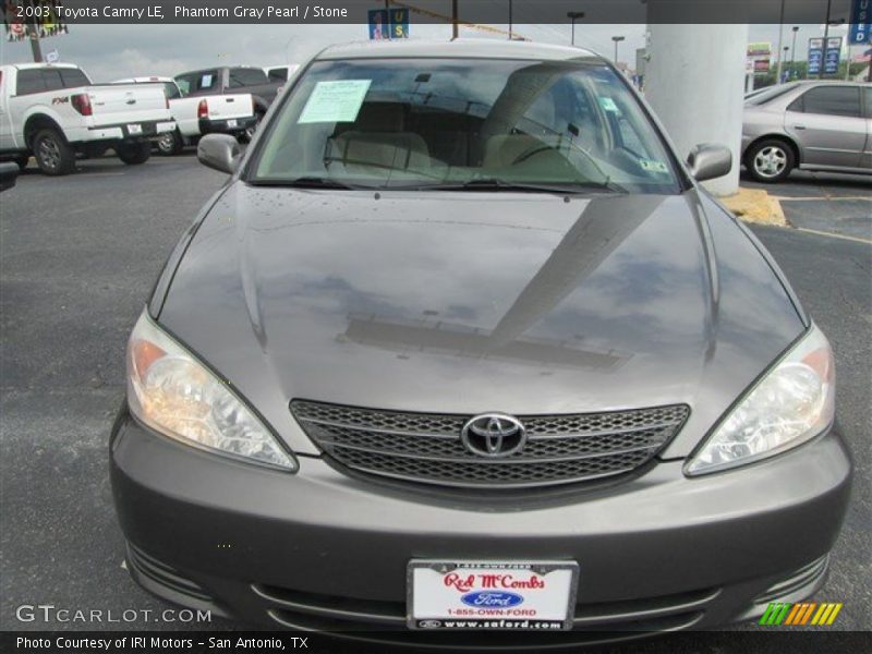 Phantom Gray Pearl / Stone 2003 Toyota Camry LE