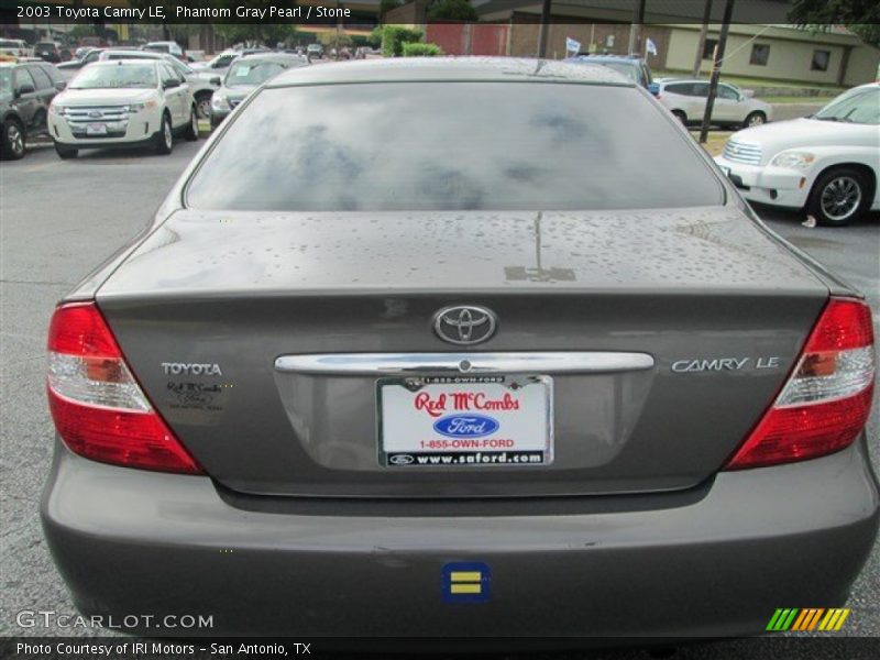 Phantom Gray Pearl / Stone 2003 Toyota Camry LE