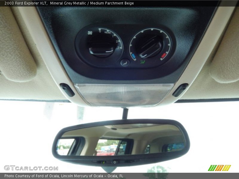 Mineral Grey Metallic / Medium Parchment Beige 2003 Ford Explorer XLT