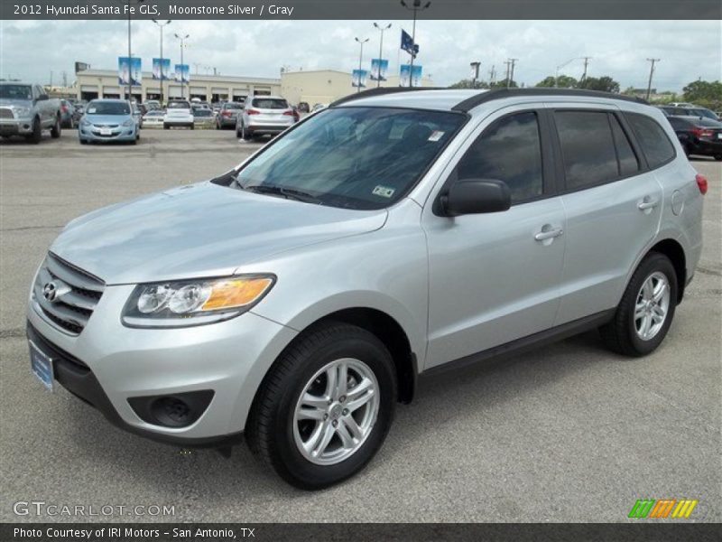 Moonstone Silver / Gray 2012 Hyundai Santa Fe GLS