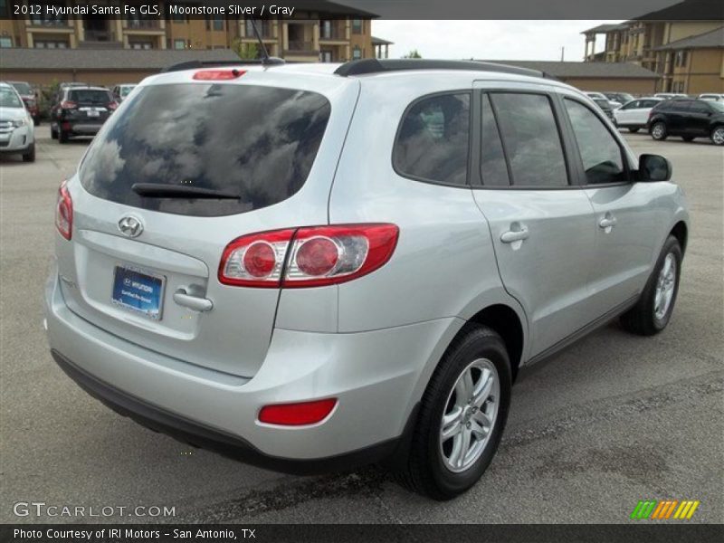 Moonstone Silver / Gray 2012 Hyundai Santa Fe GLS
