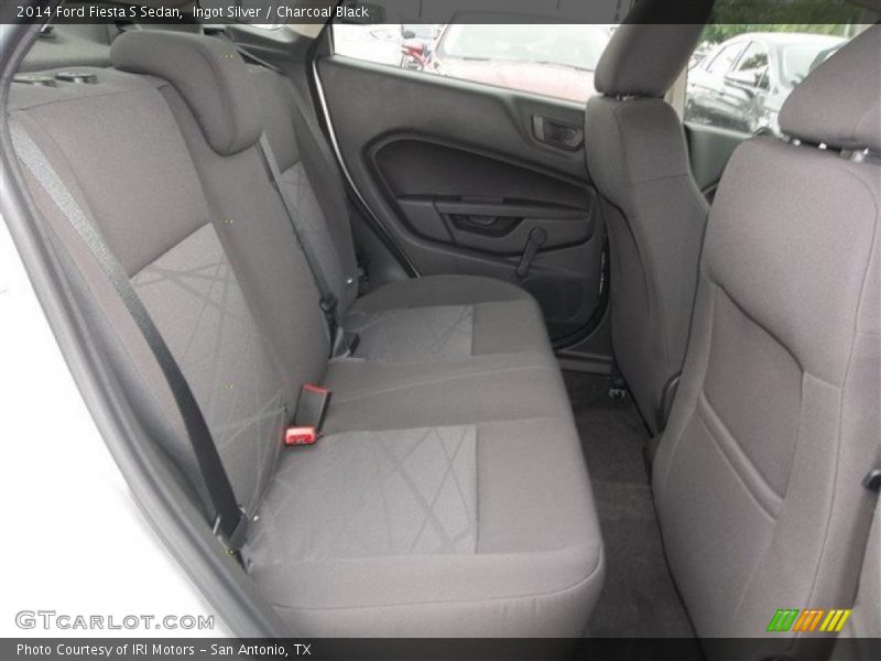 Rear Seat of 2014 Fiesta S Sedan
