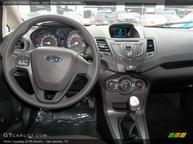 Dashboard of 2014 Fiesta S Sedan