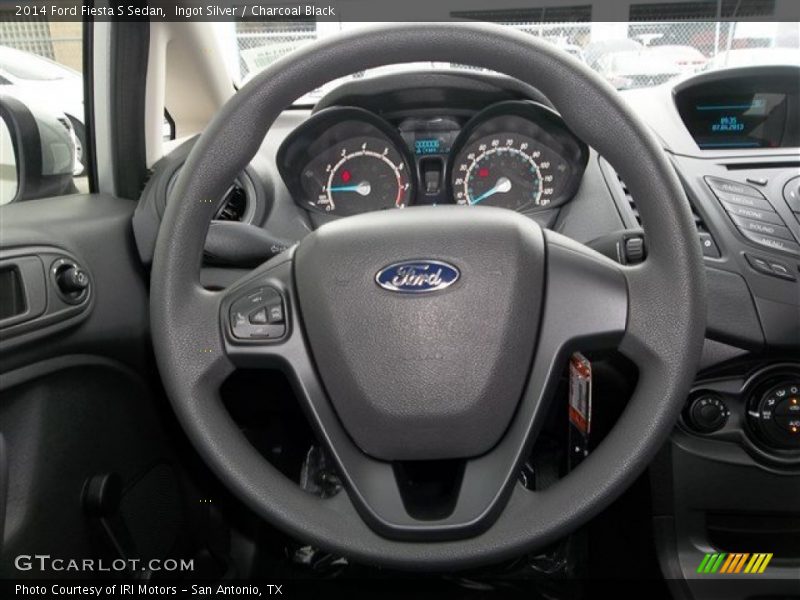  2014 Fiesta S Sedan Steering Wheel
