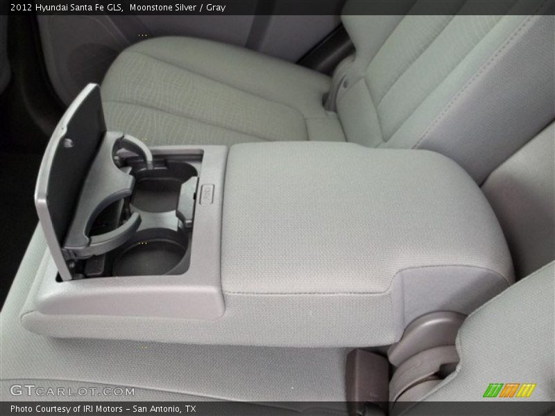 Moonstone Silver / Gray 2012 Hyundai Santa Fe GLS