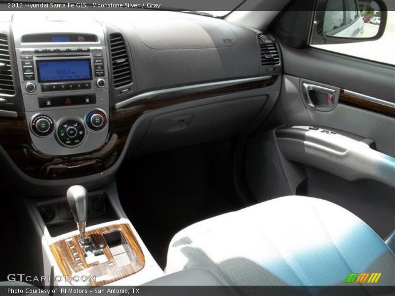 Moonstone Silver / Gray 2012 Hyundai Santa Fe GLS