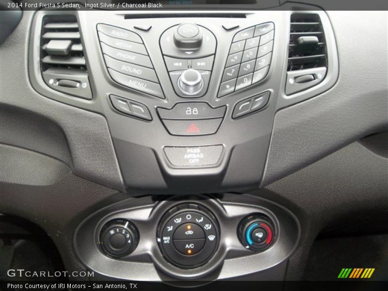 Controls of 2014 Fiesta S Sedan
