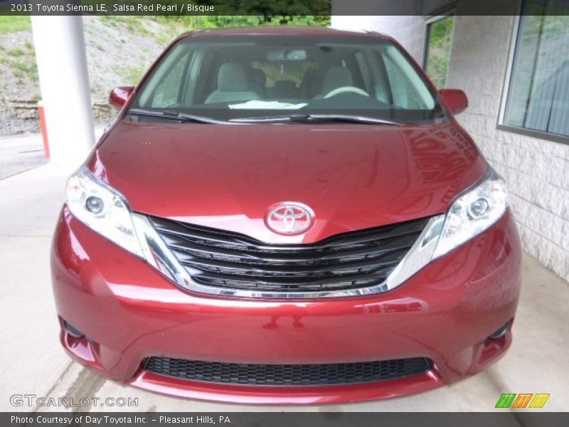 Salsa Red Pearl / Bisque 2013 Toyota Sienna LE