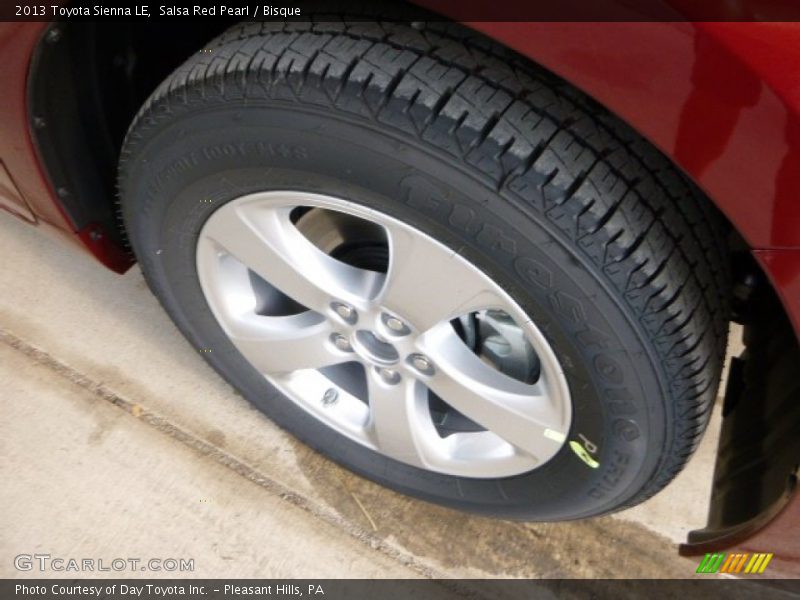 Salsa Red Pearl / Bisque 2013 Toyota Sienna LE