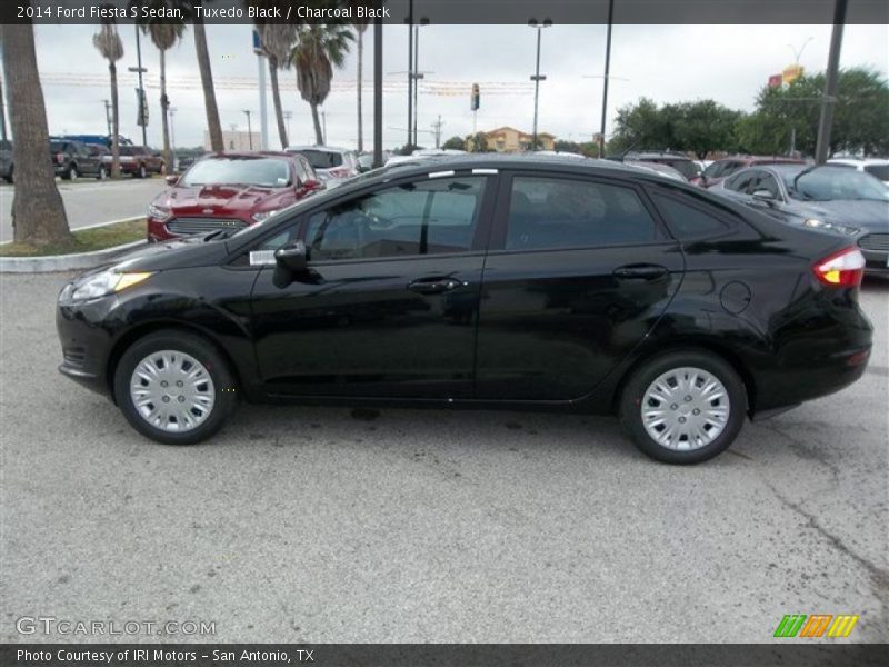 Tuxedo Black / Charcoal Black 2014 Ford Fiesta S Sedan