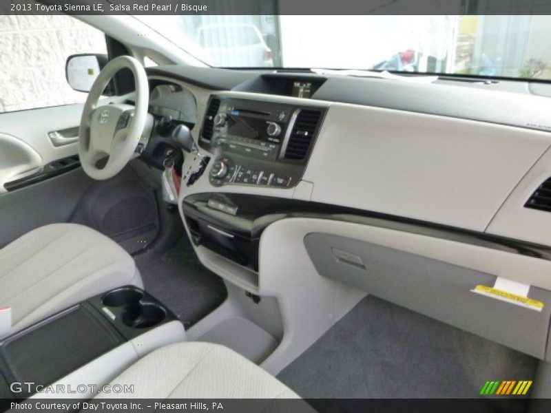 Salsa Red Pearl / Bisque 2013 Toyota Sienna LE