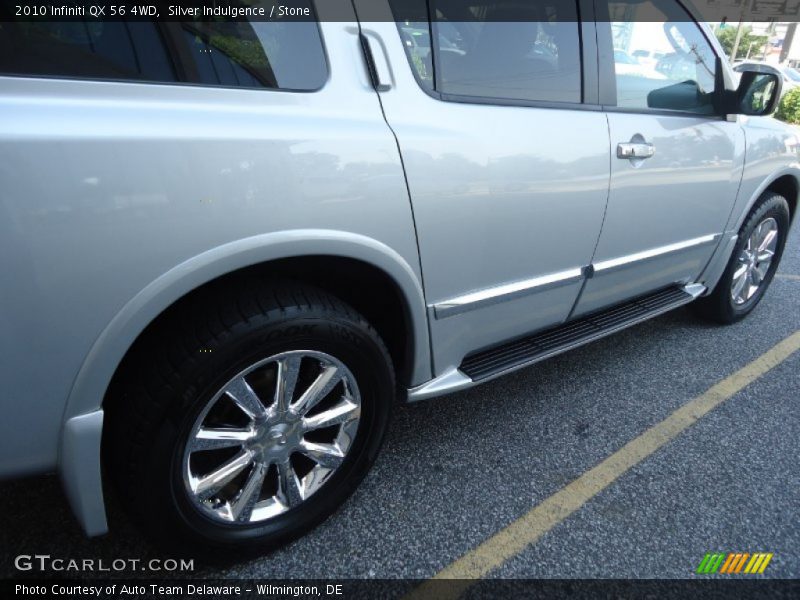 Silver Indulgence / Stone 2010 Infiniti QX 56 4WD