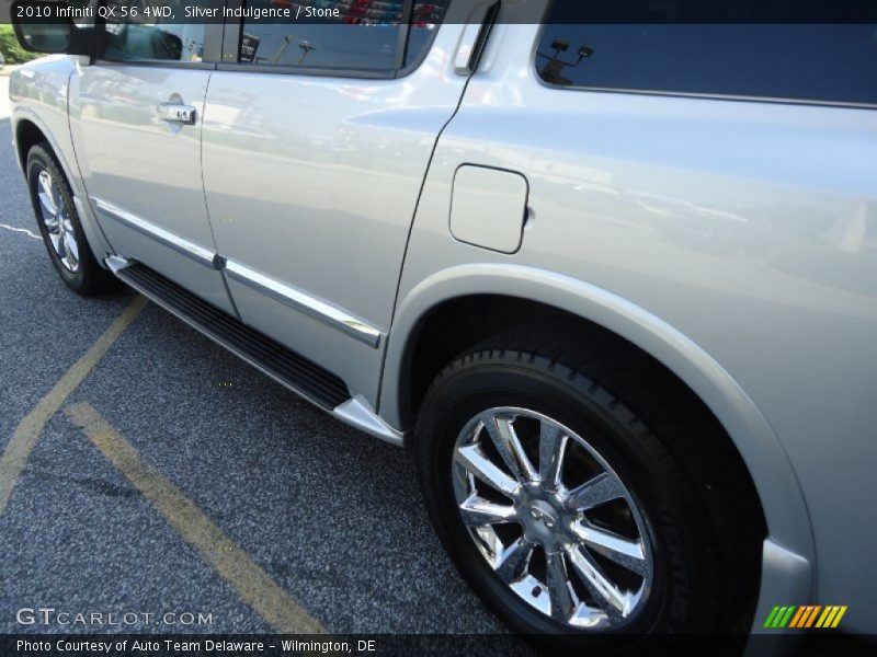 Silver Indulgence / Stone 2010 Infiniti QX 56 4WD