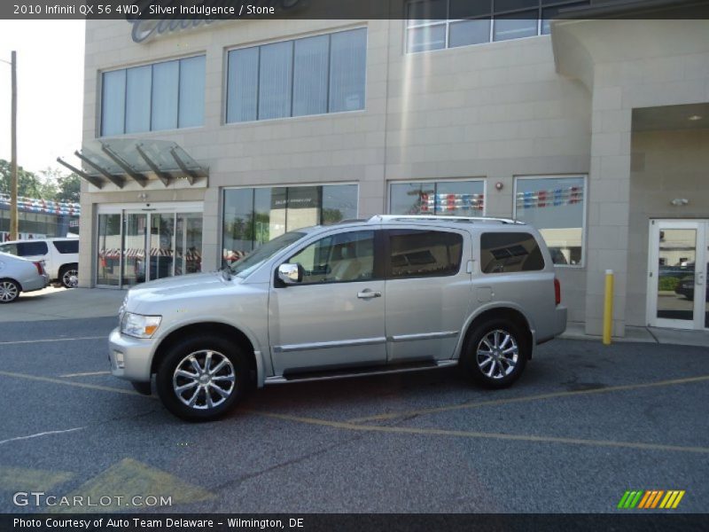 Silver Indulgence / Stone 2010 Infiniti QX 56 4WD
