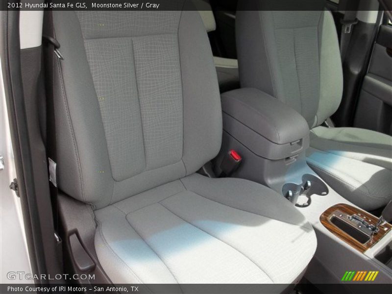 Moonstone Silver / Gray 2012 Hyundai Santa Fe GLS
