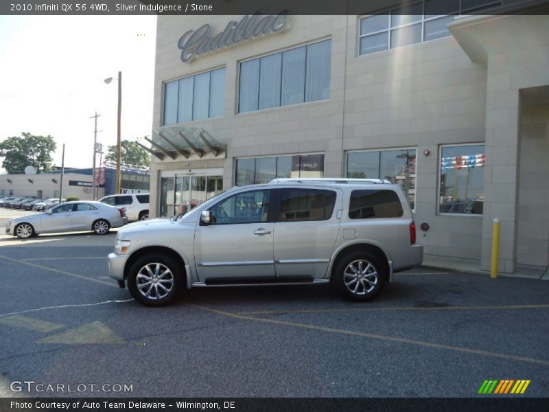 Silver Indulgence / Stone 2010 Infiniti QX 56 4WD