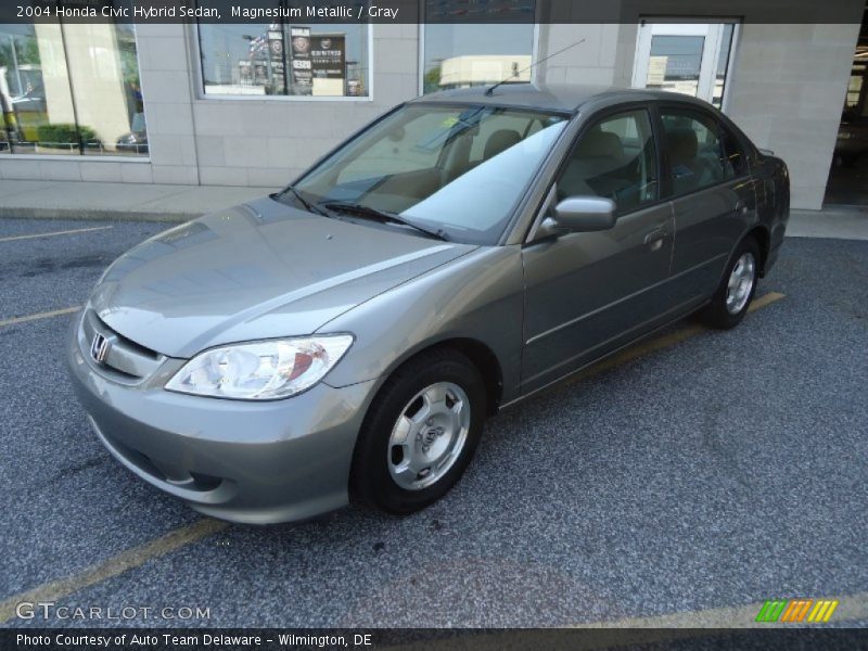 Magnesium Metallic / Gray 2004 Honda Civic Hybrid Sedan