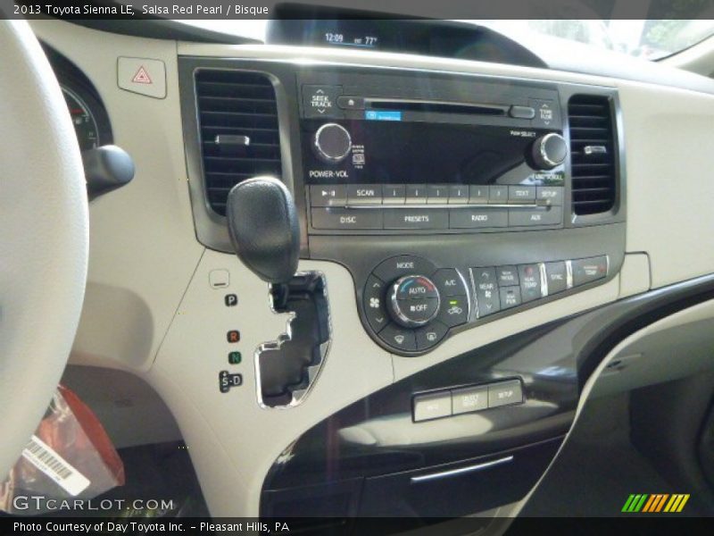 Salsa Red Pearl / Bisque 2013 Toyota Sienna LE