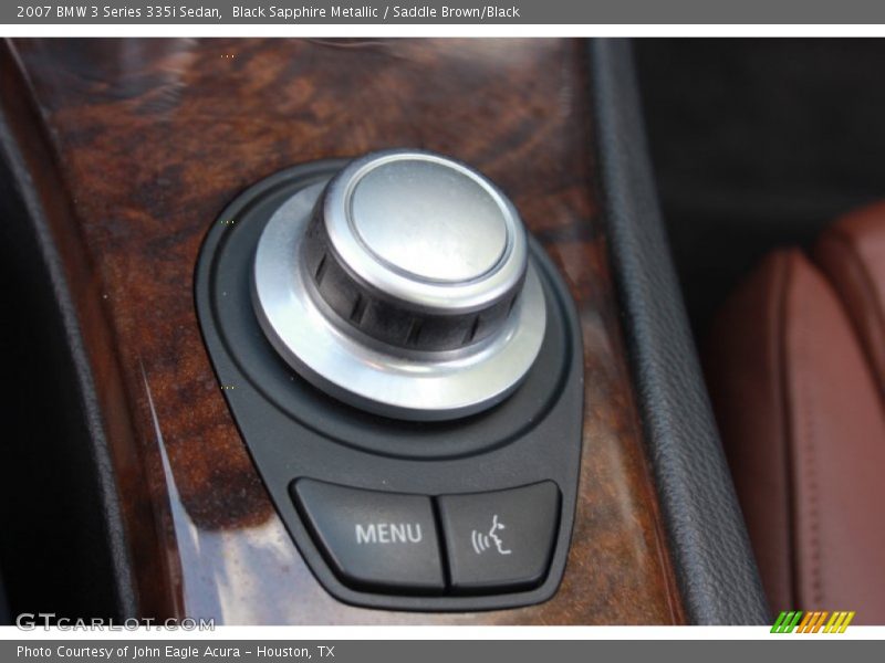 Black Sapphire Metallic / Saddle Brown/Black 2007 BMW 3 Series 335i Sedan