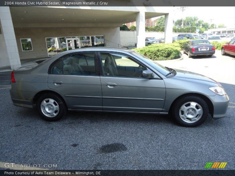 Magnesium Metallic / Gray 2004 Honda Civic Hybrid Sedan