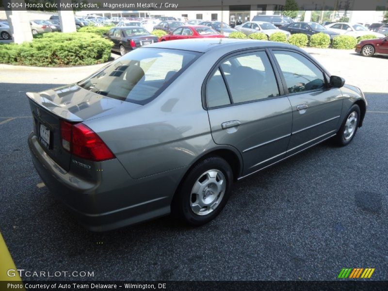Magnesium Metallic / Gray 2004 Honda Civic Hybrid Sedan