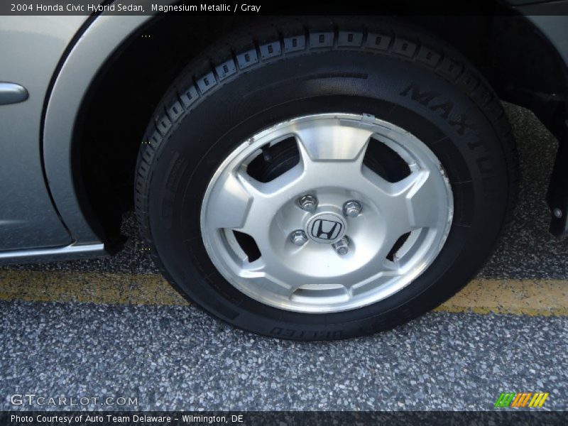 Magnesium Metallic / Gray 2004 Honda Civic Hybrid Sedan