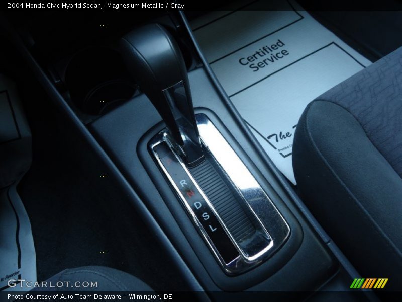 Magnesium Metallic / Gray 2004 Honda Civic Hybrid Sedan
