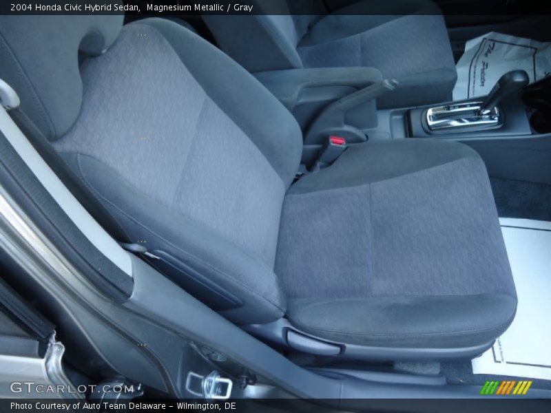 Magnesium Metallic / Gray 2004 Honda Civic Hybrid Sedan