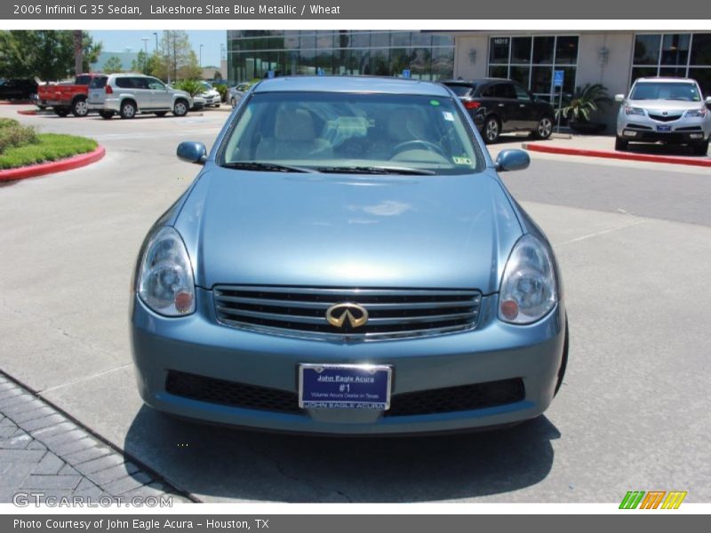 Lakeshore Slate Blue Metallic / Wheat 2006 Infiniti G 35 Sedan