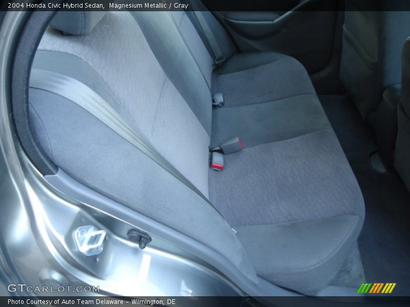 Magnesium Metallic / Gray 2004 Honda Civic Hybrid Sedan