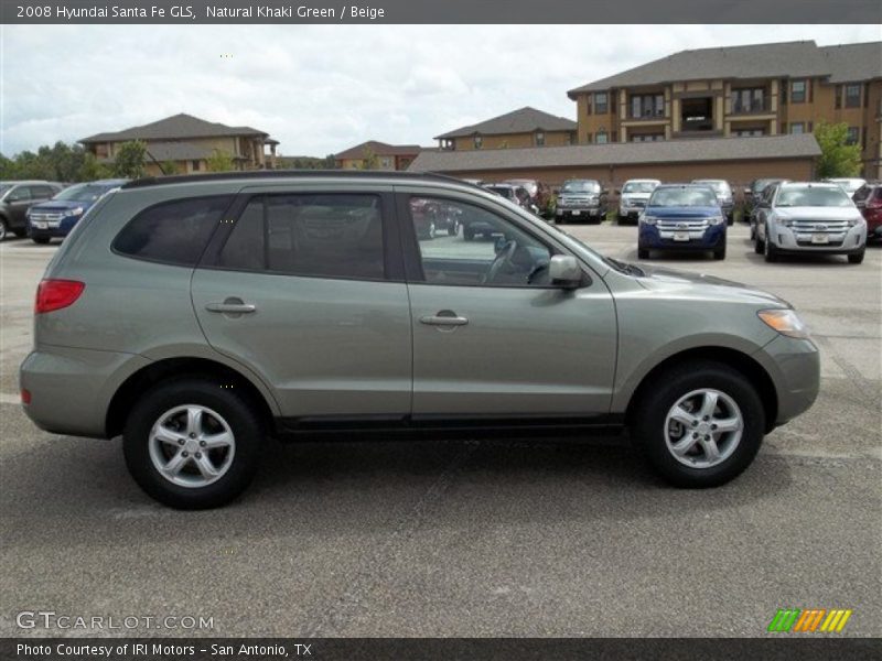 Natural Khaki Green / Beige 2008 Hyundai Santa Fe GLS