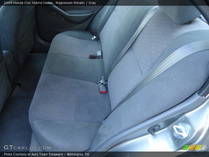 Magnesium Metallic / Gray 2004 Honda Civic Hybrid Sedan