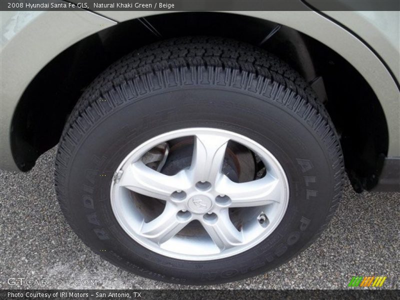 Natural Khaki Green / Beige 2008 Hyundai Santa Fe GLS
