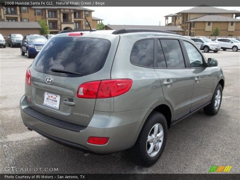 Natural Khaki Green / Beige 2008 Hyundai Santa Fe GLS