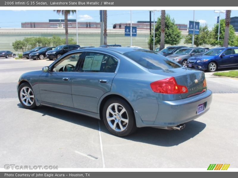 Lakeshore Slate Blue Metallic / Wheat 2006 Infiniti G 35 Sedan