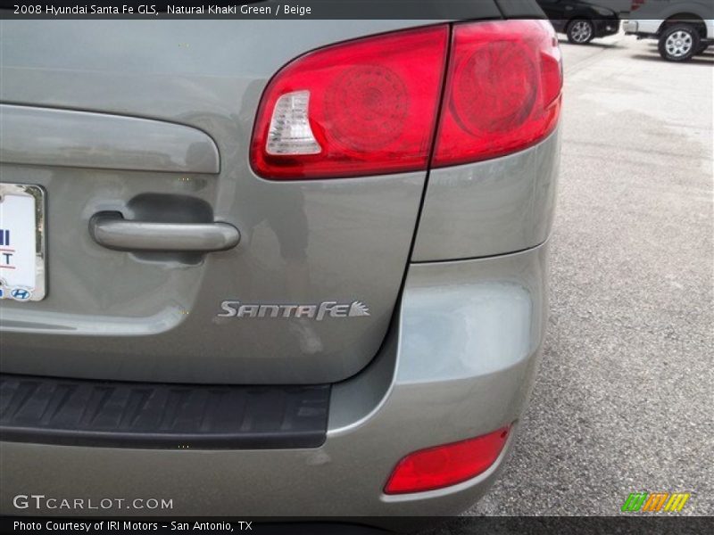 Natural Khaki Green / Beige 2008 Hyundai Santa Fe GLS