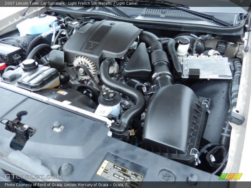 Light French Silk Metallic / Light Camel 2007 Lincoln Town Car Signature