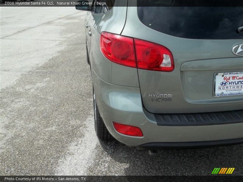 Natural Khaki Green / Beige 2008 Hyundai Santa Fe GLS