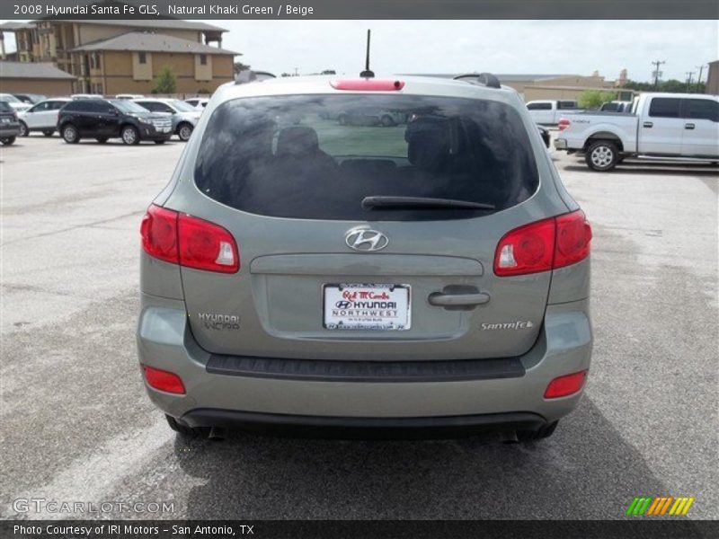 Natural Khaki Green / Beige 2008 Hyundai Santa Fe GLS