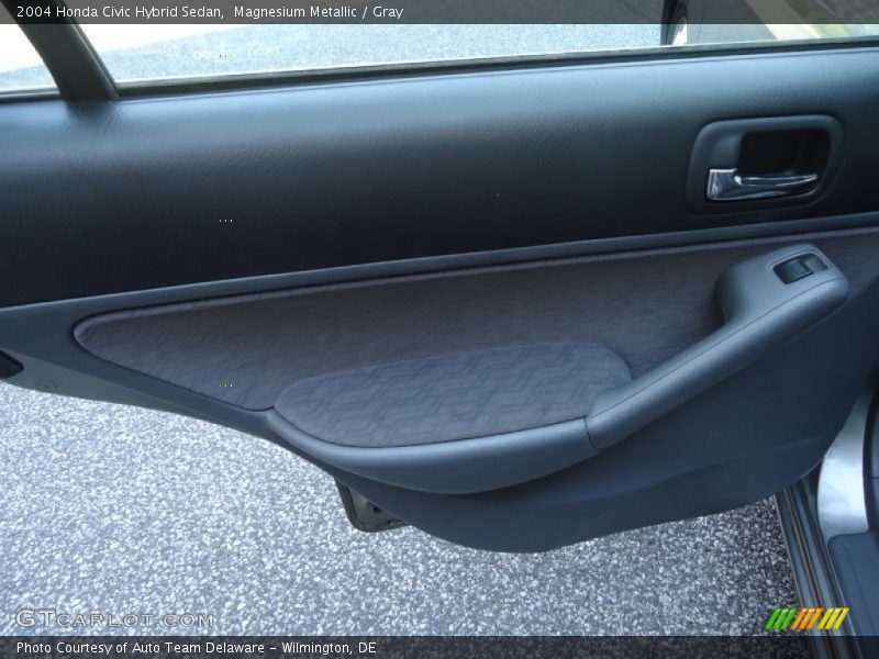 Magnesium Metallic / Gray 2004 Honda Civic Hybrid Sedan