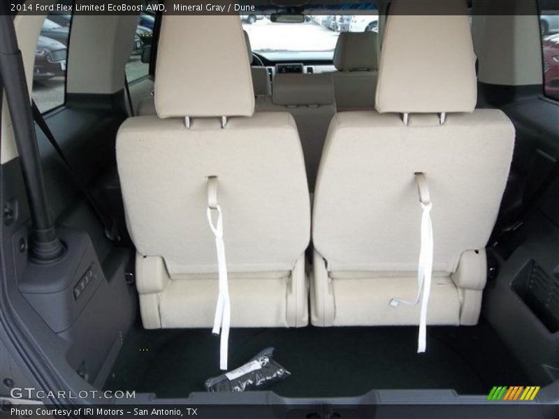 Mineral Gray / Dune 2014 Ford Flex Limited EcoBoost AWD
