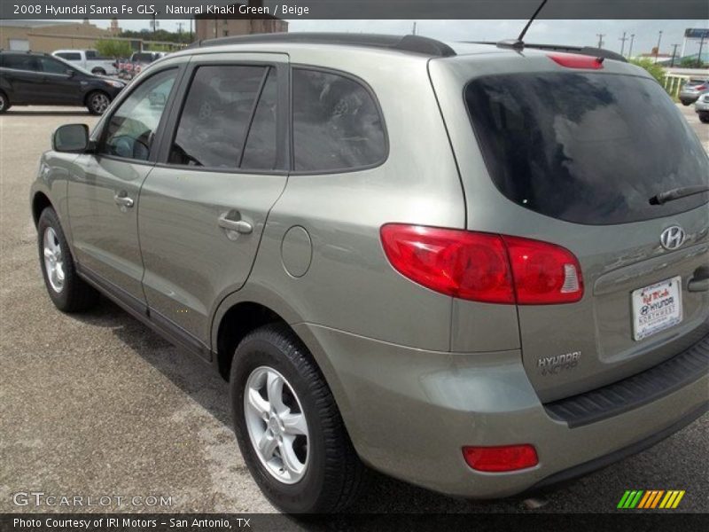 Natural Khaki Green / Beige 2008 Hyundai Santa Fe GLS