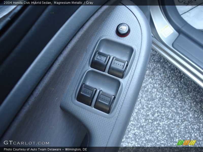 Magnesium Metallic / Gray 2004 Honda Civic Hybrid Sedan