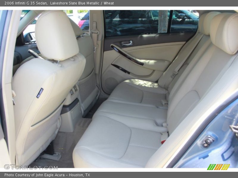 Lakeshore Slate Blue Metallic / Wheat 2006 Infiniti G 35 Sedan