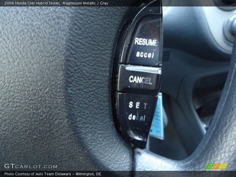 Magnesium Metallic / Gray 2004 Honda Civic Hybrid Sedan